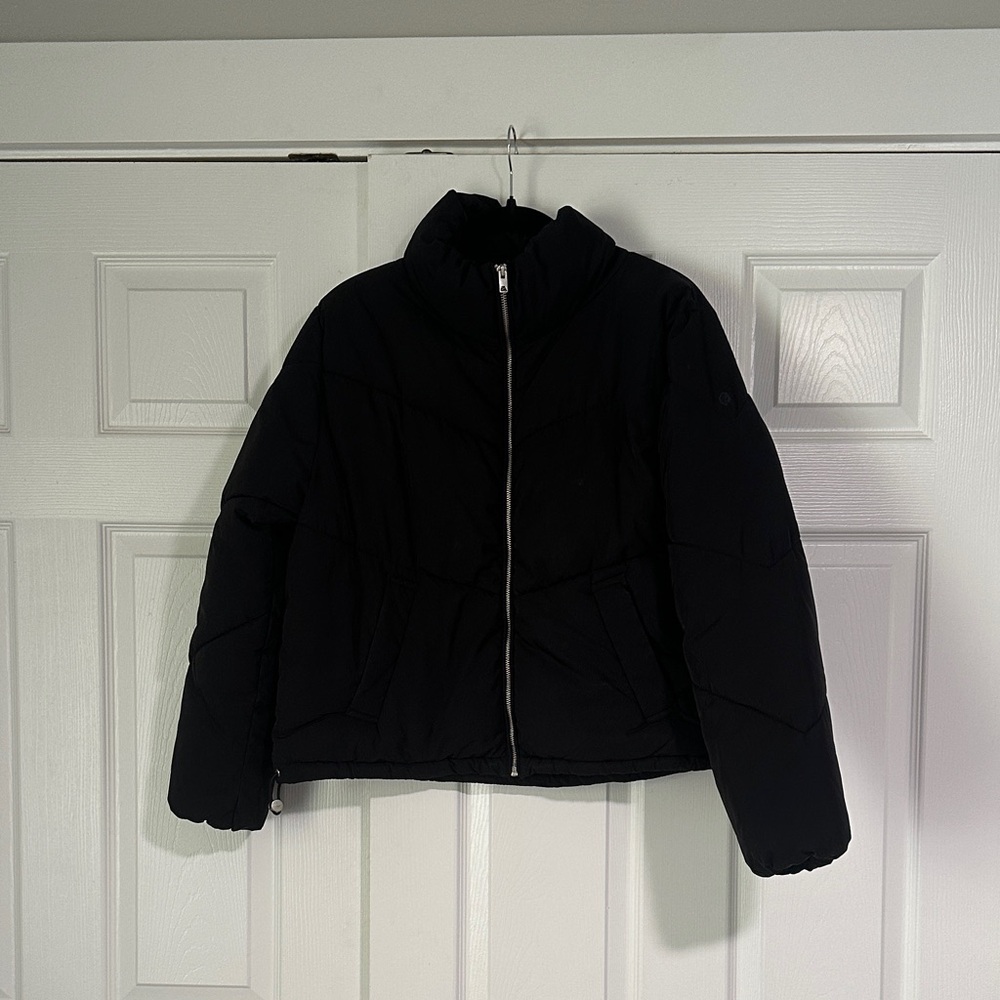 H&M Black Quilted Puffer Jacket